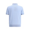 Striped Knitted Polo Shirt