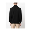 Black Cashmere Knit Roll Neck Sweater