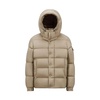 Short Down Jacket with Removable Hood