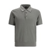 Woven Pattern Polo Shirt Classic Style