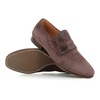 Dark Brown Slip-on Suede Shoes