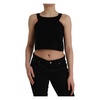 Sleeveless Tank Top with Round Neck