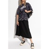 Skirt with Decorative Stitching