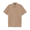 Embroidered logo polo shirt short sleeve