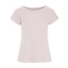 Rib Knit T-shirt Pale Pink