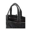 Dark Grey Denim Tote Bag