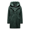 Eco-Fur Overcoat with Detachable Hood