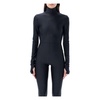Black Turtleneck Crop Top