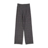 Gray Checkered Cotton Wool Trousers