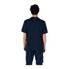 Blue Long Sleeve Round Neck T-Shirt