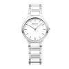 Women's Ceramic Watch 29 mm Stainless Steel Bracelet with Ceramic Elements 30329-754