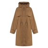 Hooded Technical Fabric Jacket