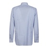 Stylish Neck Shirt in Blue and White