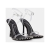 Alexander Wang Women's Nova 105 PVC Heeled Sandals - UK 3