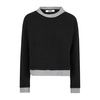 Bicolor Wool Crewneck Sweater