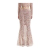 Sequin Paisley Maxi Skirt
