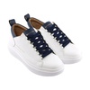 Blue and White Sneakers