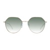 Gold Round Gradient Lens Sunglasses