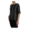 Medieval Key Print Silk Blouse