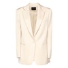 White Button Front Blazer Women
