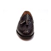 Brown Braided Tassel Loafer Shoe