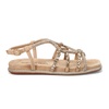 Beige Sandals Sophisticated Comfortable Footbed