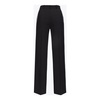 Contrasting Satin Wide-Leg Trousers