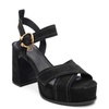 Suede Platform Sandals