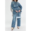 Jeans with decorative zipper