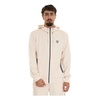Hooded Zip Sweatshirt with Contrast Profiles