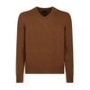 Caramel V Neck Cashmere Jumper