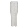 White Slim-fit Trousers