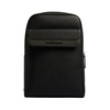 Black Green Shoulder Bag with Zip