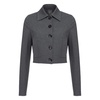 Short Shirt Collar Button Jacket