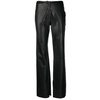 Real Leather Straight Suit Trousers