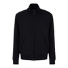 Stretch Cotton Blend Zip-through Sweatshirt