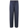 Blue Oversized Drawstring Trousers