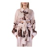 Silk Printed Shirt with Front Buttons