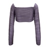 Square Neck Long Sleeve Top