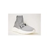 Grey Laced Flat Shoes AW20