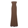 Off-Shoulder Maxi Dress with Cut-Out Motif