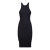 Racer neck dress