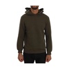 Elegant Green Cotton Hooded Sweater