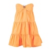 Metallic Heart Neckline Butterfly Dress
