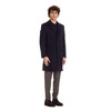 Blue Coat with 3 Button Closure
