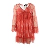 Orange Dress with Elastane Blend