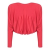 Red Wrap Blouse