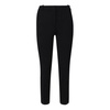 Black Elegant Trousers Cigarette-fit