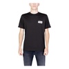 Men's Black Print T-shirt