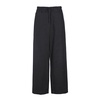 Airy Linen Wide Leg Pants Black